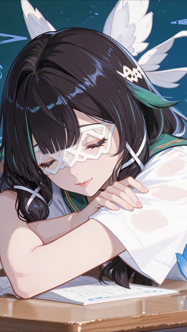 课桌女孩哥伦比娅