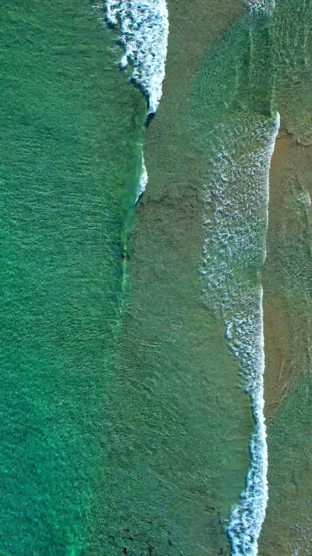 4K唯美治愈海浪