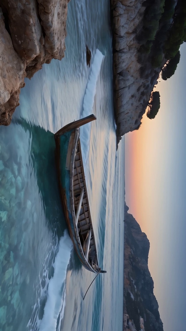海边小船