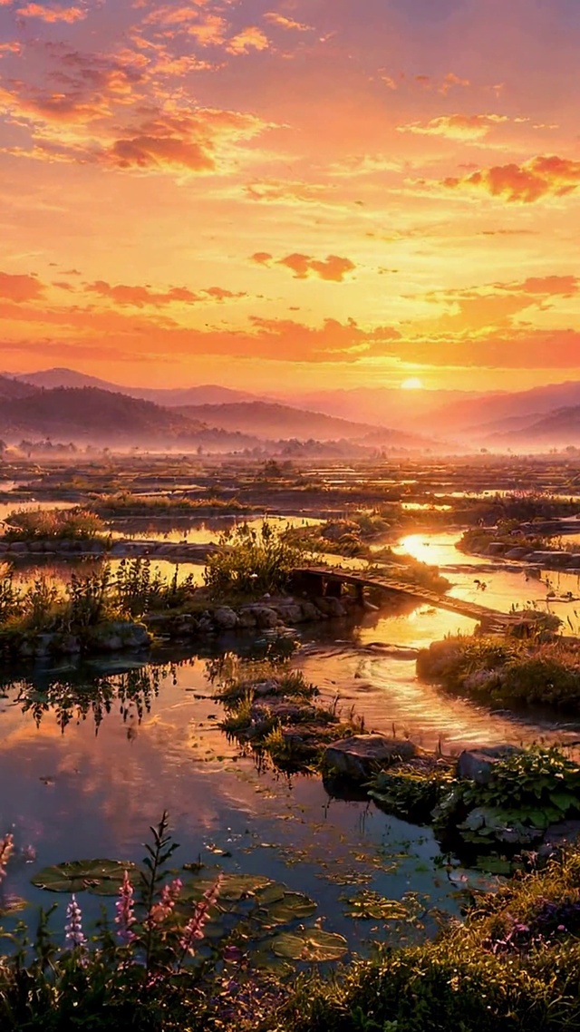 落日山河