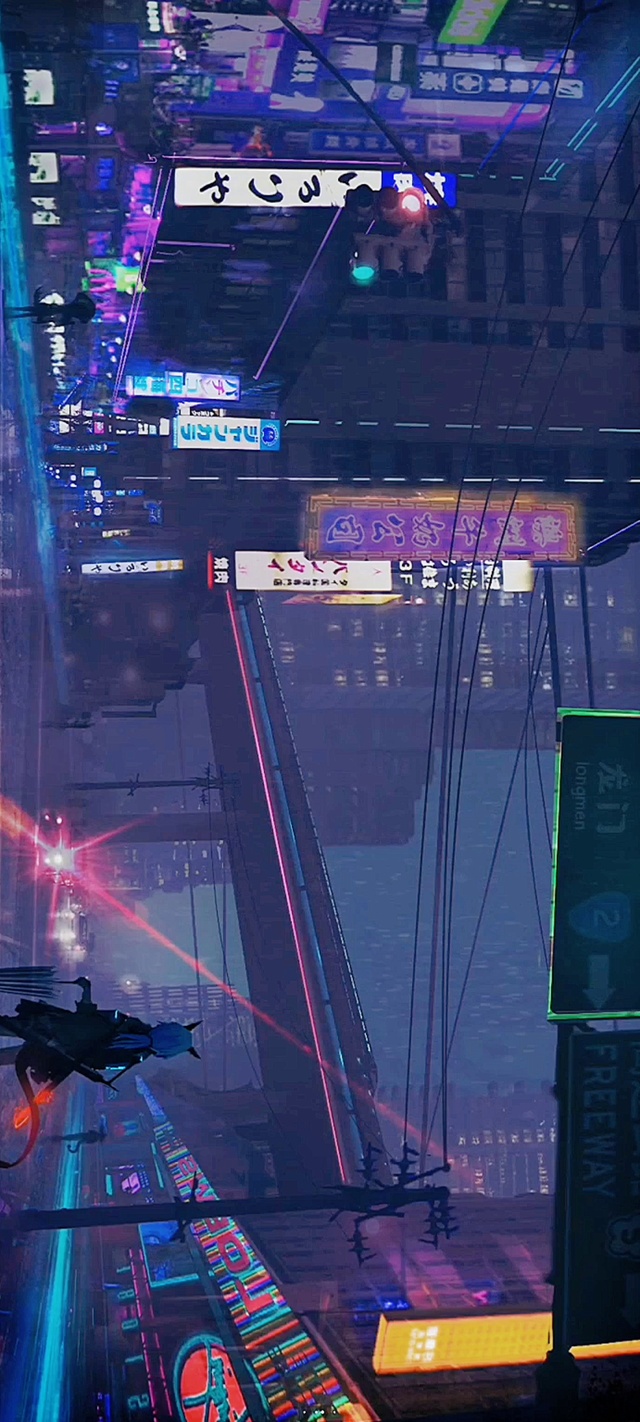 幻想之城 赛博朋克 科幻手机动态壁纸 科幻手机壁纸下载 元气壁纸