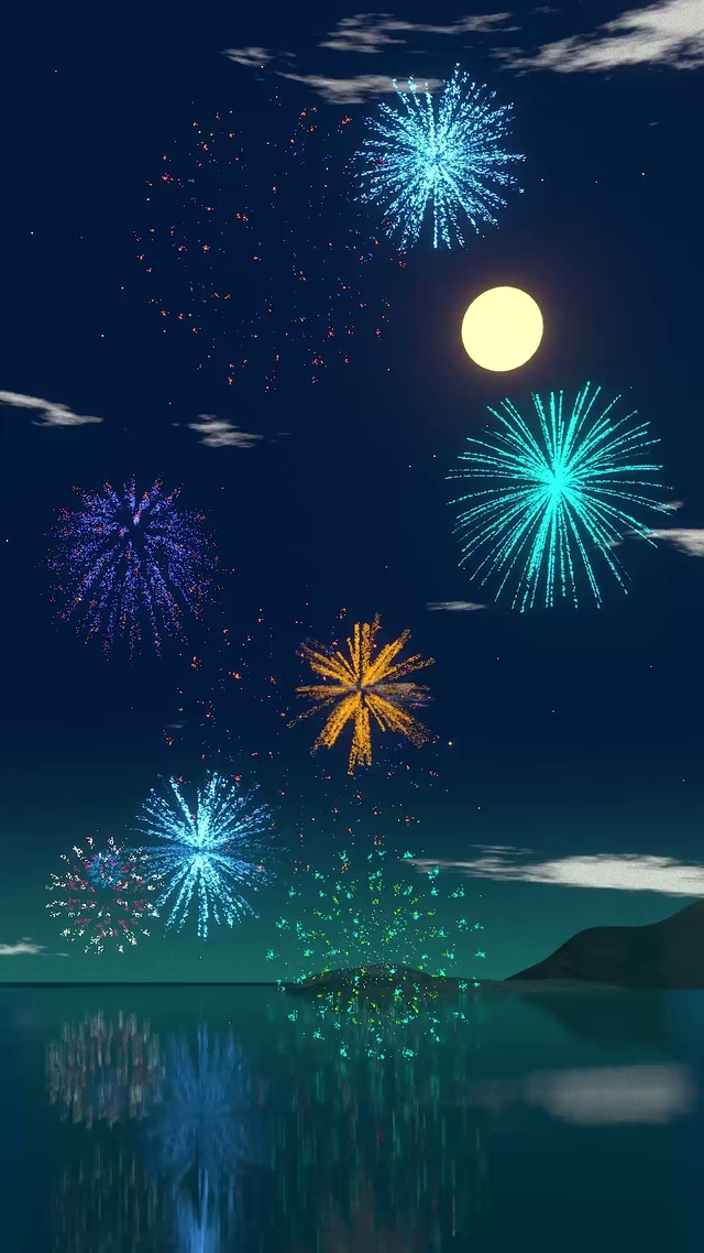 海上烟花