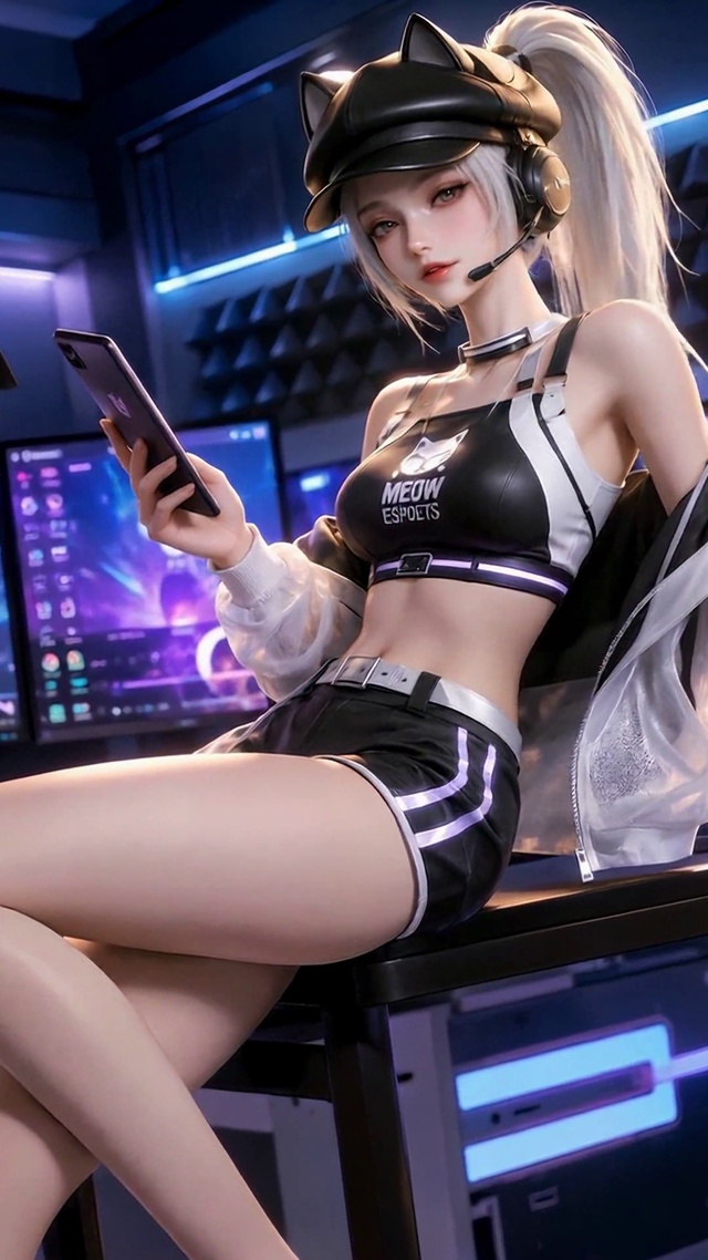 赛博电竞美少女露娜