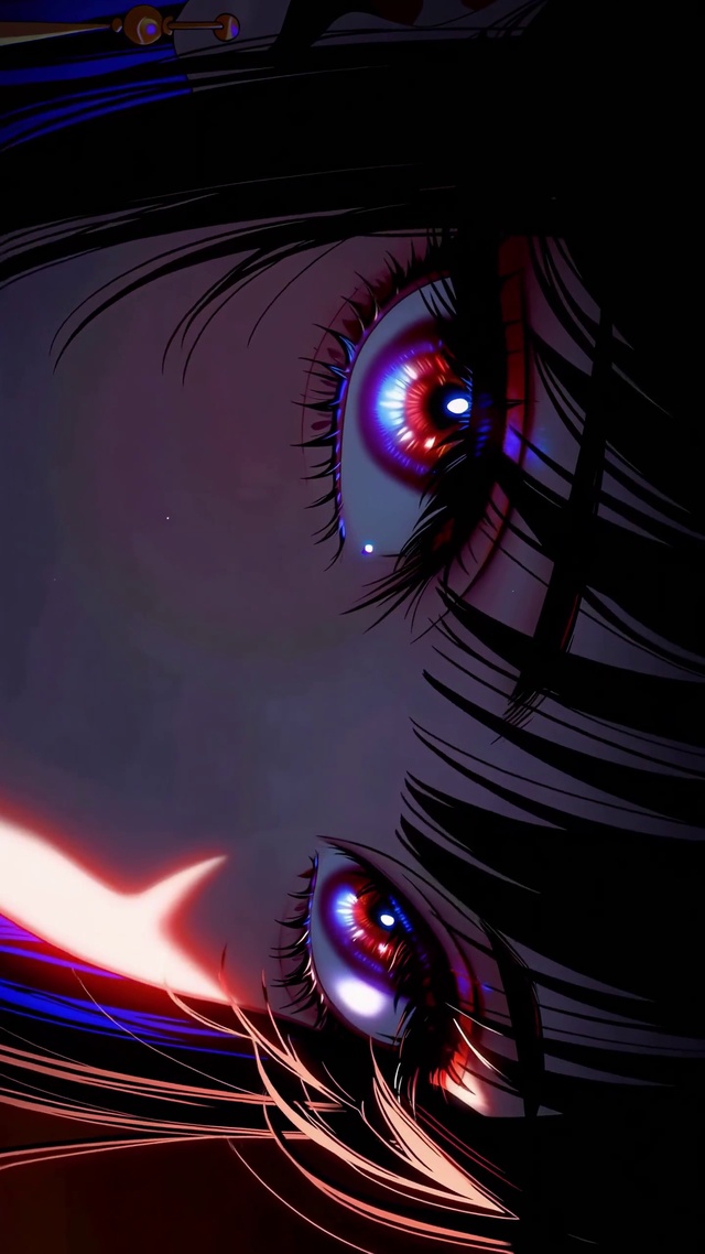 灵动暗夜眨眼动态