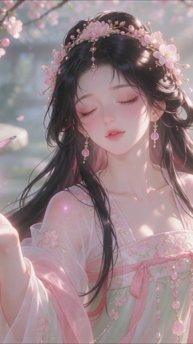 海棠春睡