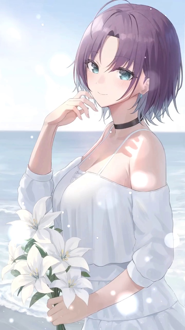 海边少女4k