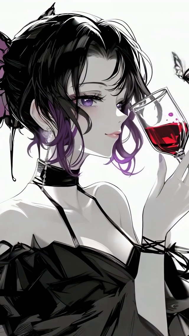 暗黑优雅蝴蝶少女蝴蝶忍