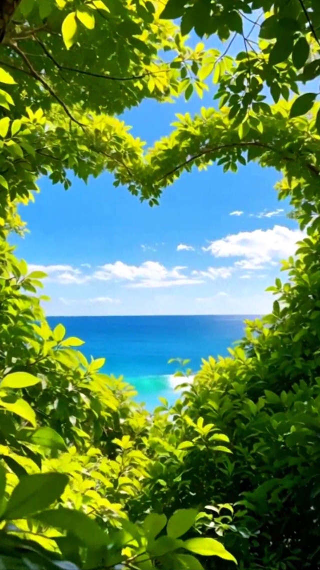 浪漫海边