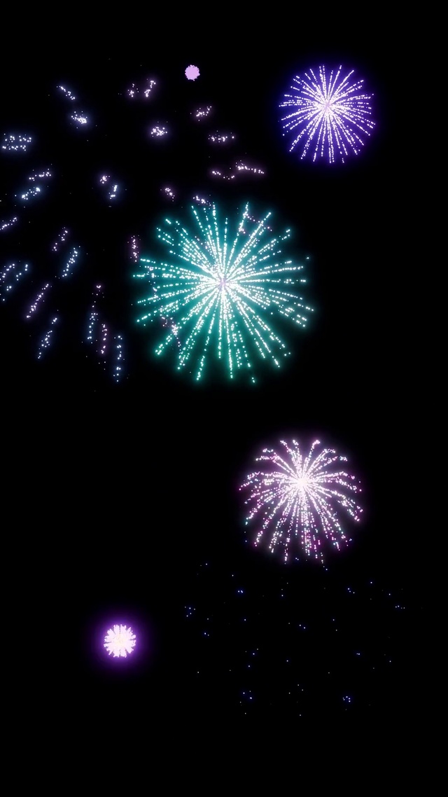 3D平安喜乐烟花