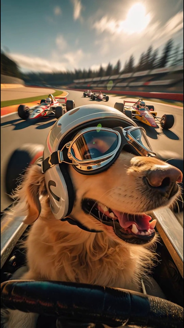 赛车狗狗