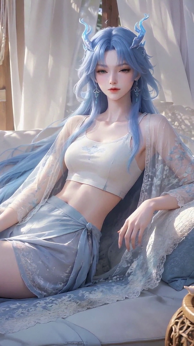 夏日海边清宵