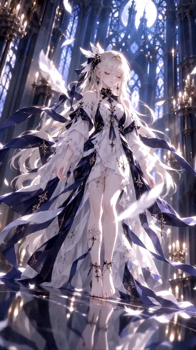 教堂美女