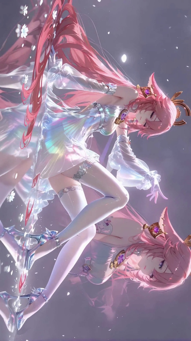 炫彩白丝长腿神子