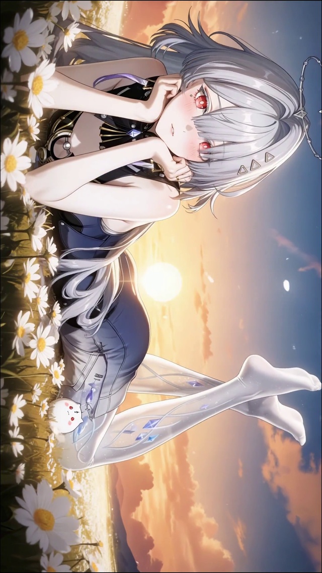 雏菊与落日  皆不及你