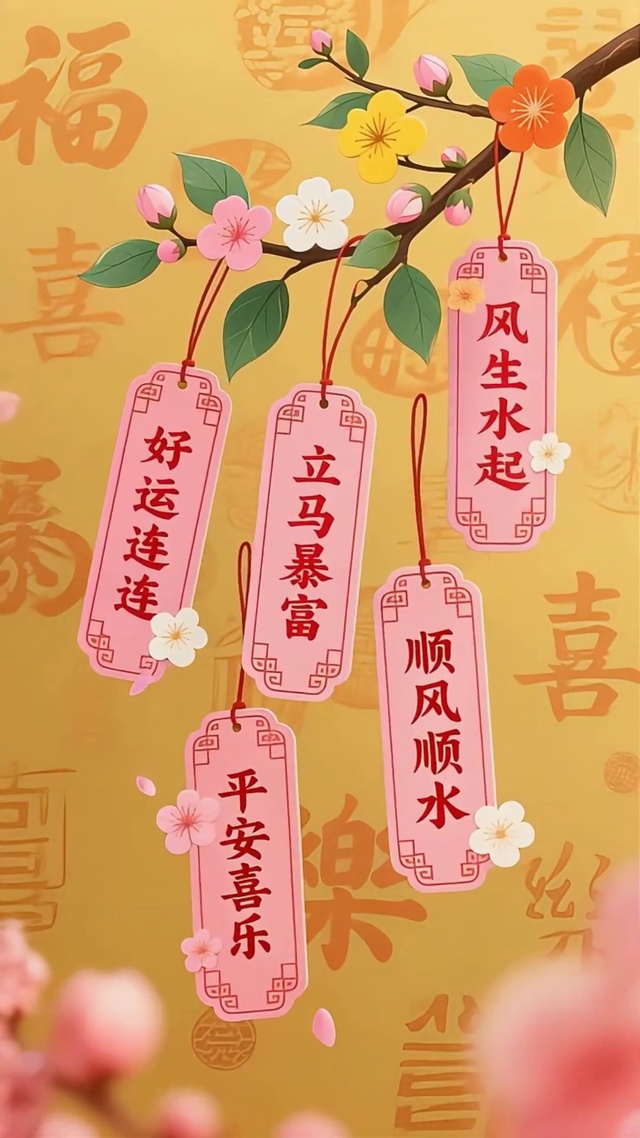 幸运牌祝福壁纸