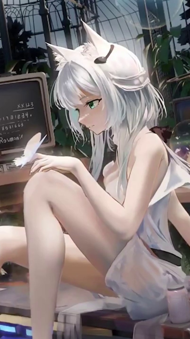 4k 猫系治愈女神