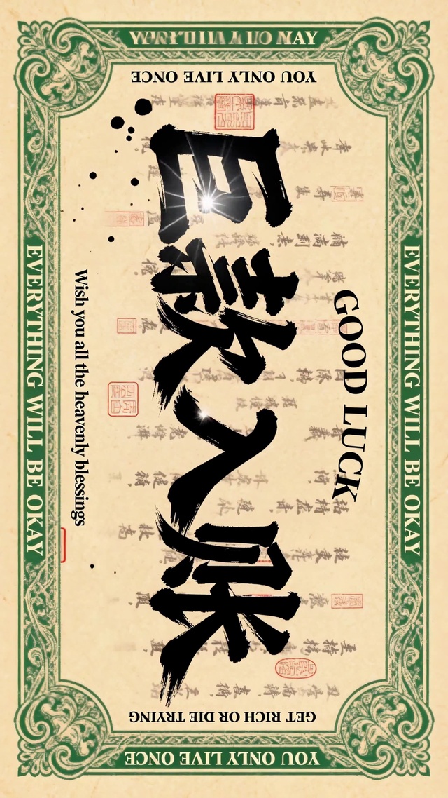 巨款入账
