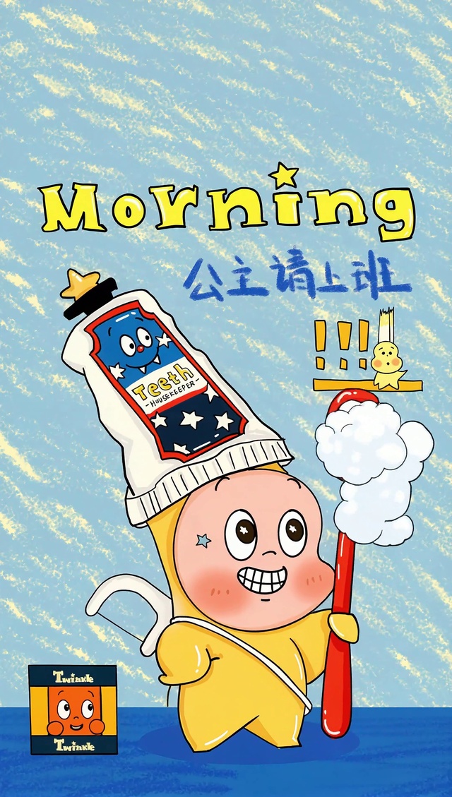 星星人，公主早上好动态壁纸