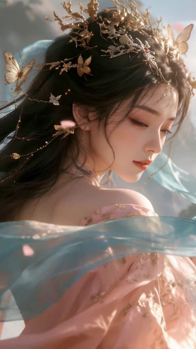 古风唯美樱花少女