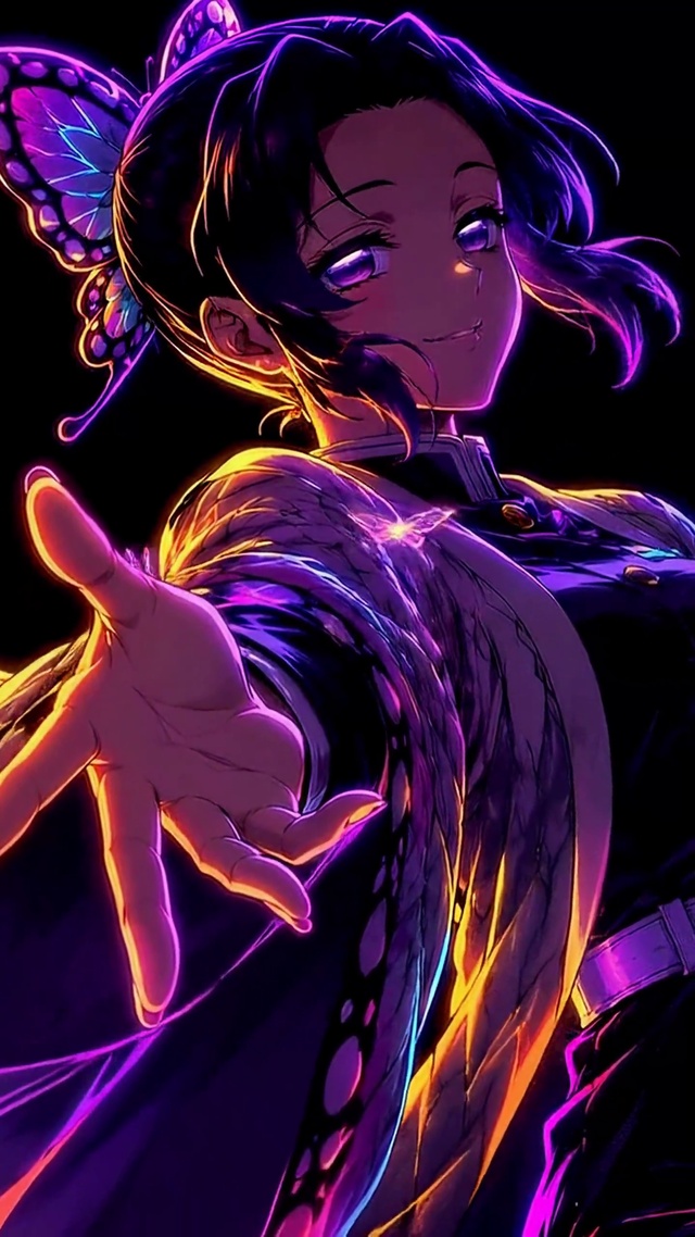 炫彩霓虹蝴蝶忍美少女