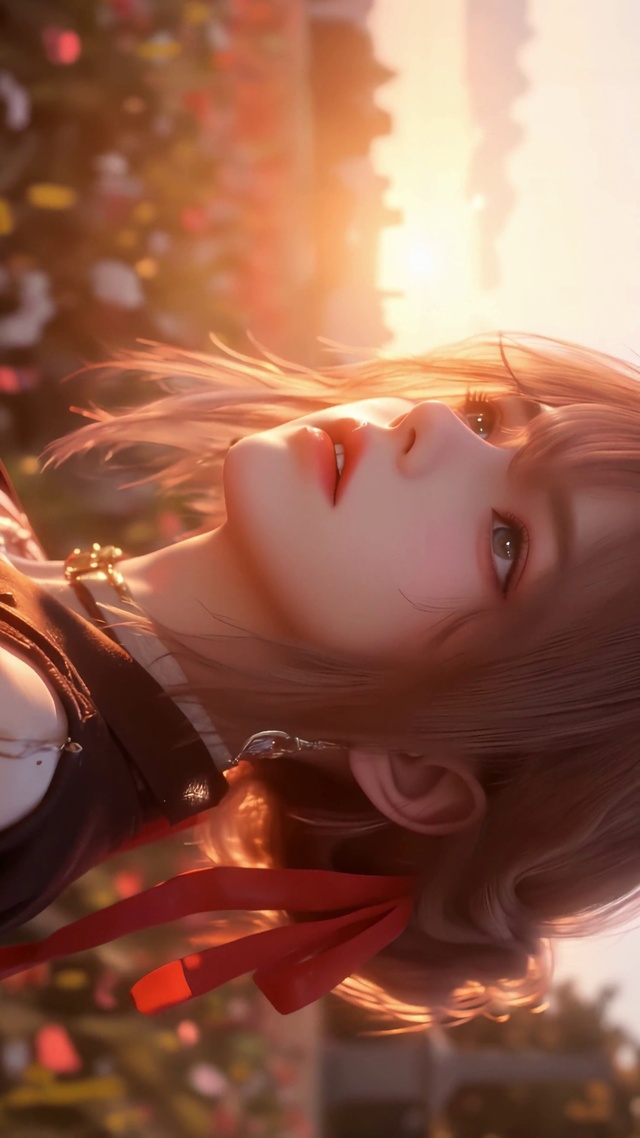 夕阳下的怦然瞬间薇尔莉特