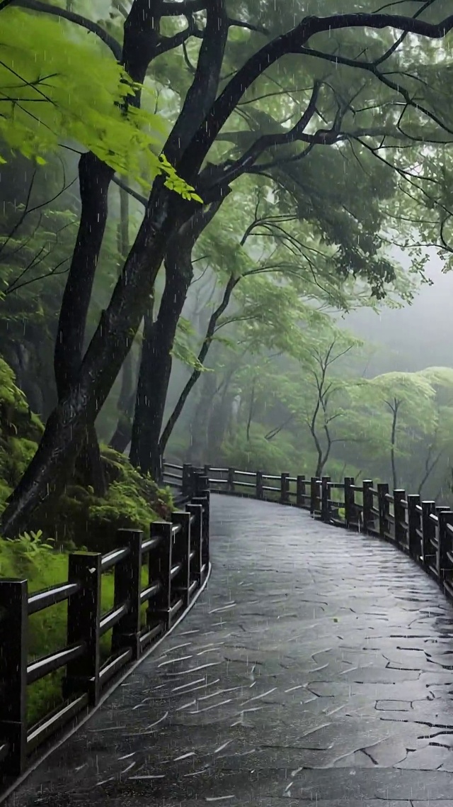 山林雨