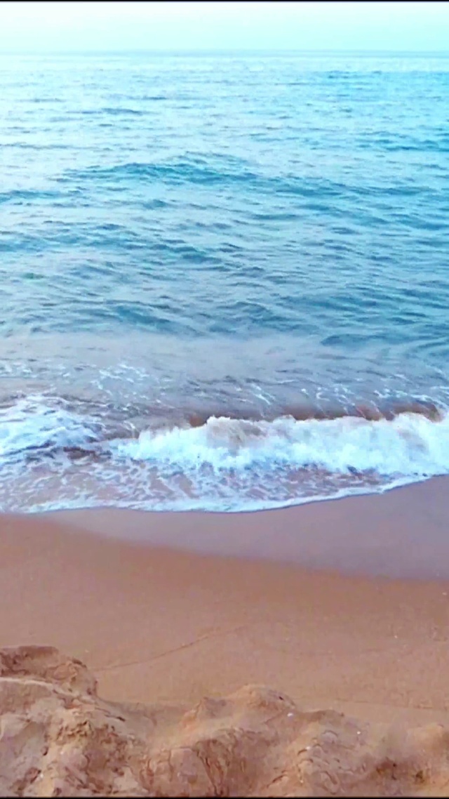 治愈沙滩海浪 4K