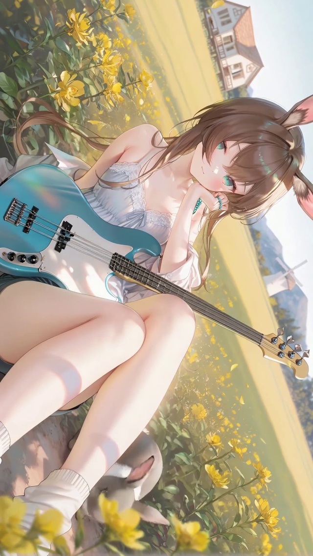 花海间的温柔回响阿米娅