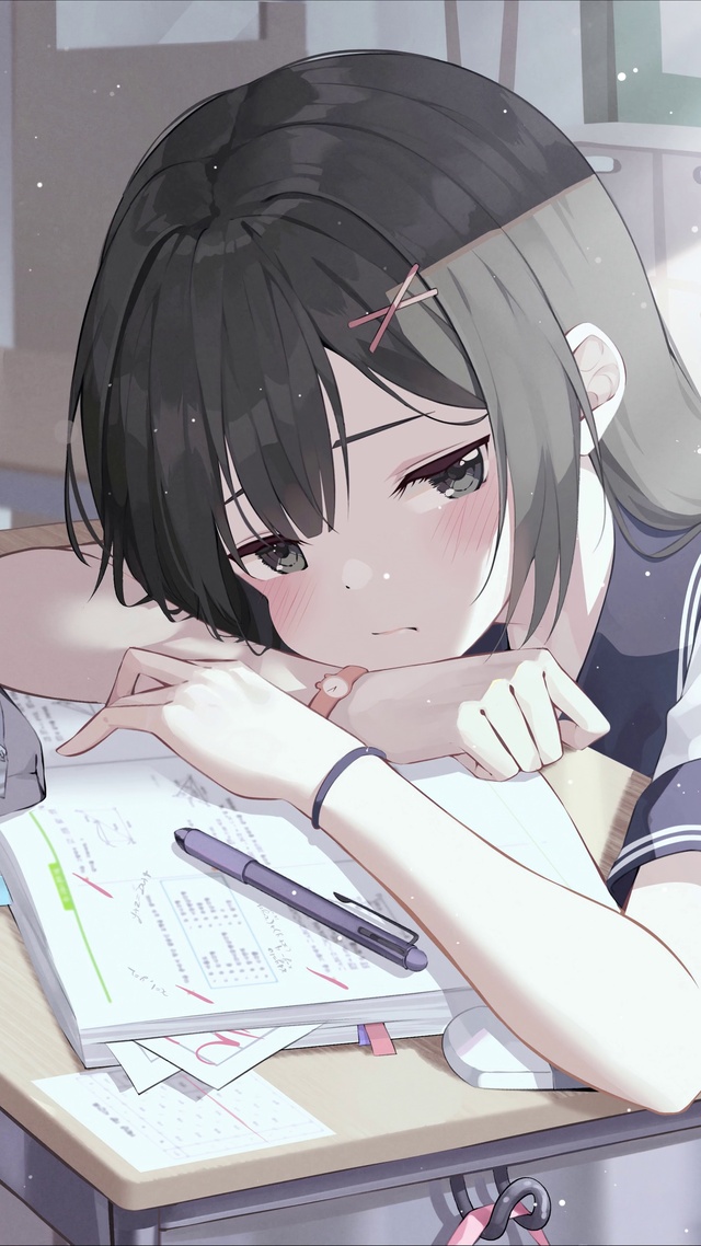 【4K】女高中生