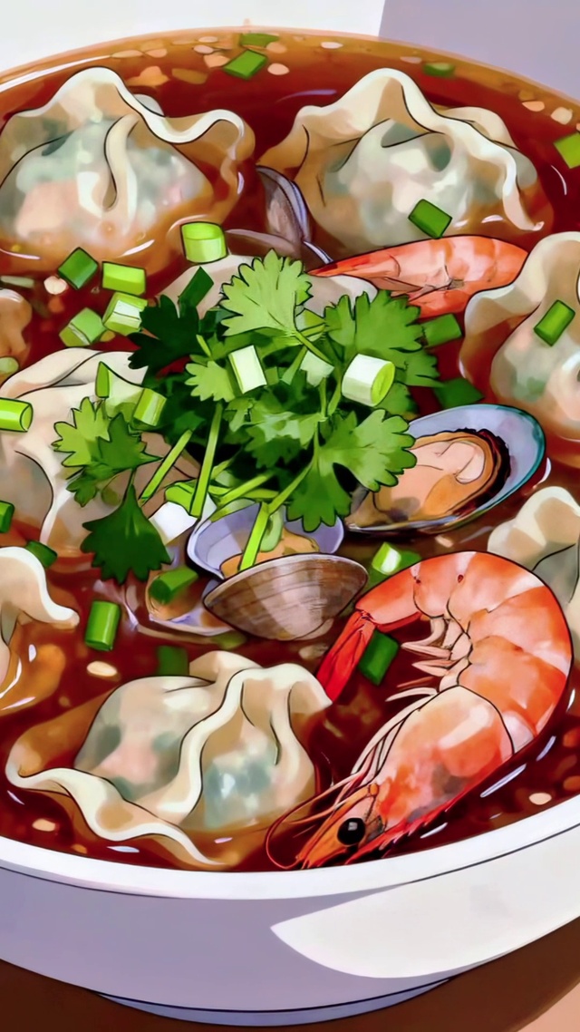 海鲜馄饨