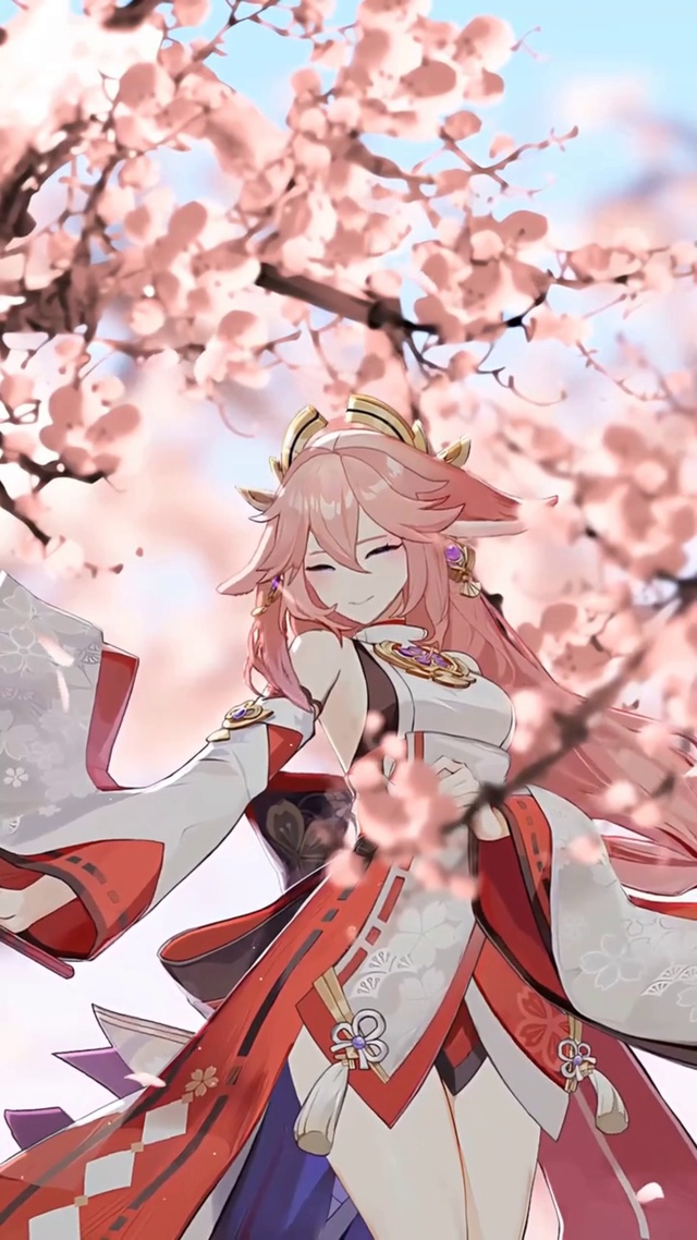 樱花下的少女3d动态