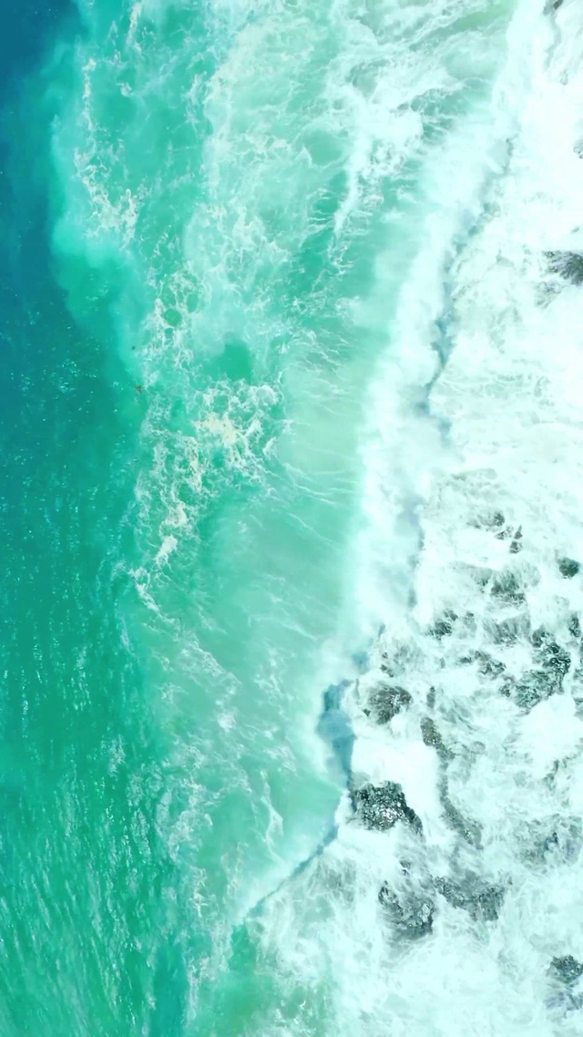 唯美大海海浪4K