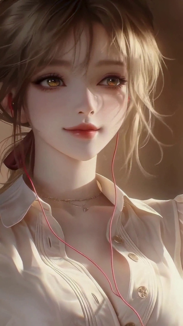 纯欲窗边的暖光少女