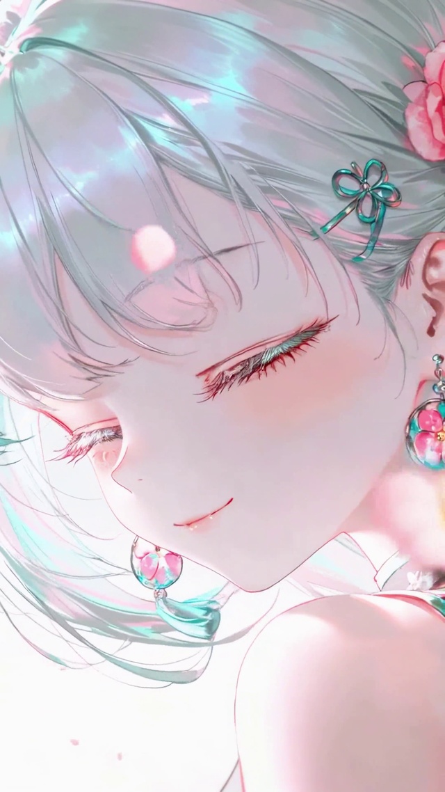 粉系回眸少女今汐