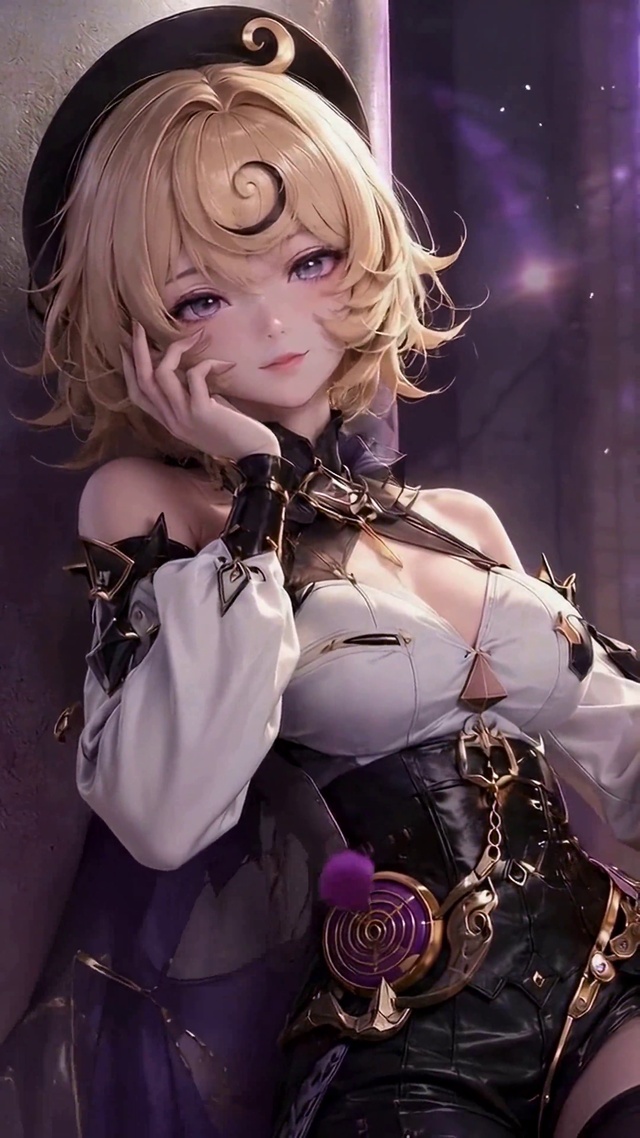 紫梦法杖少女