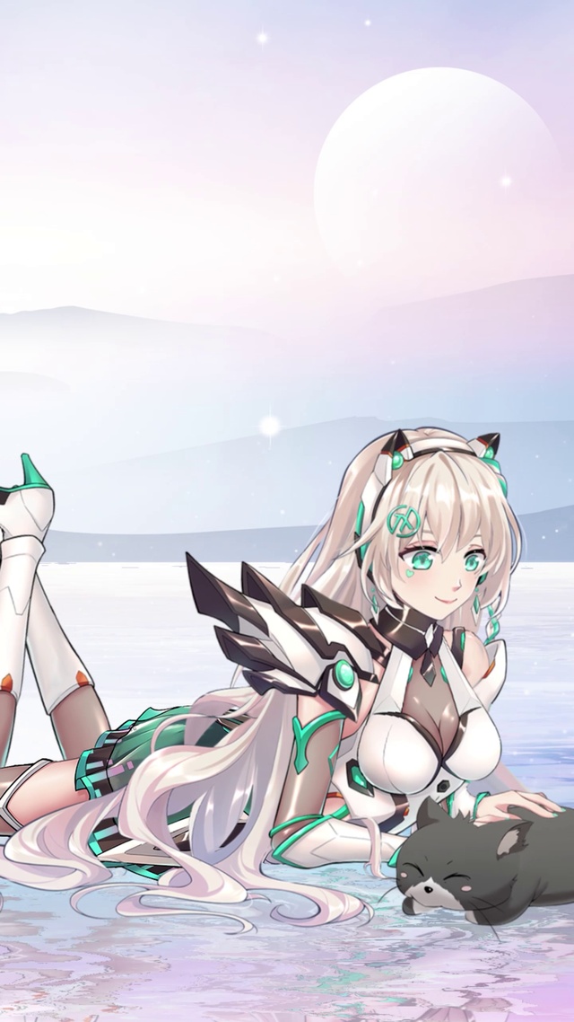 盈月莲湖中与天选姬共享美好时刻