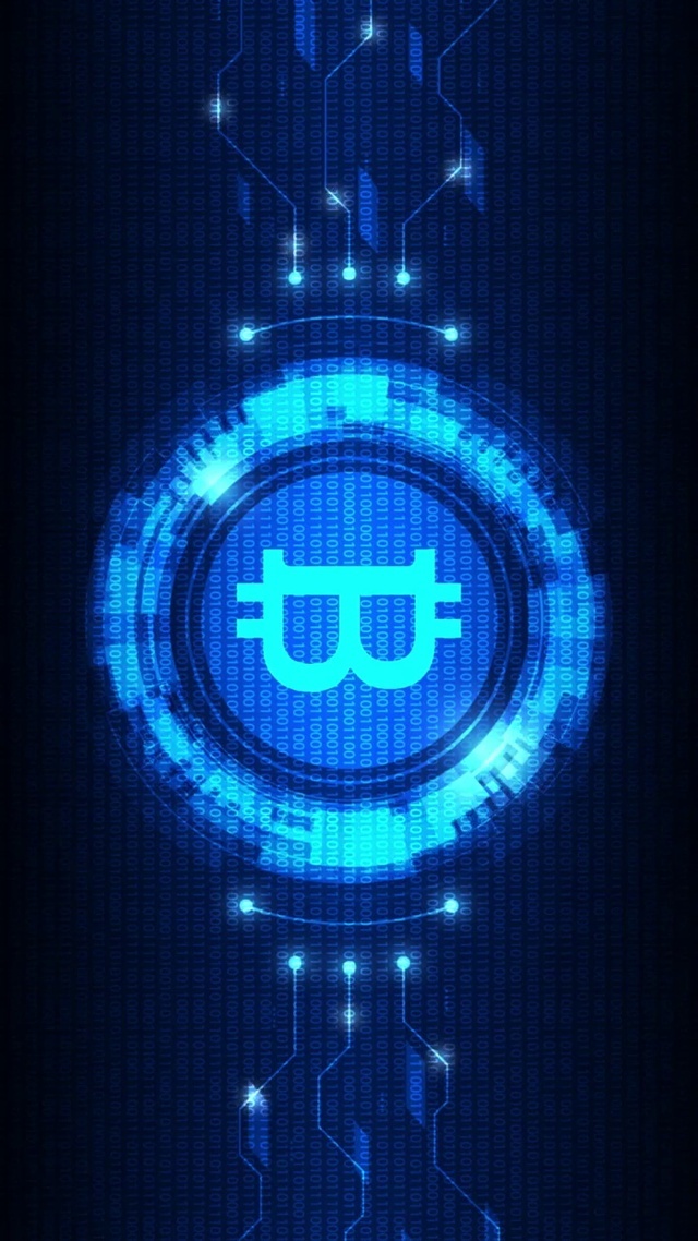4k炫酷数字比特币