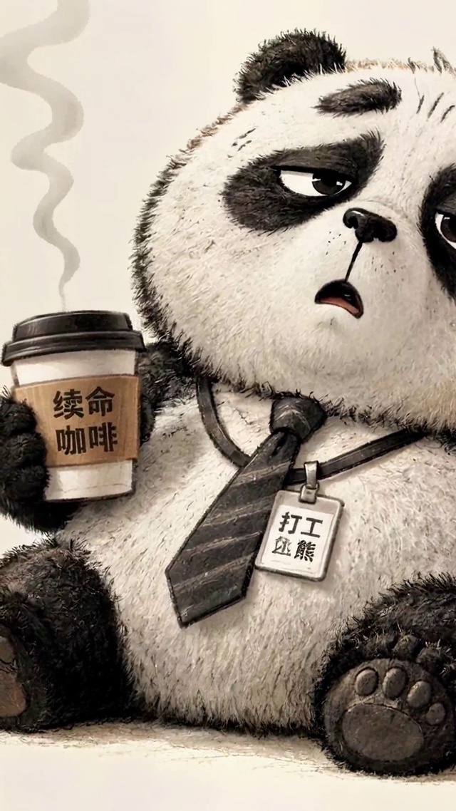 又周一打工续命熊猫