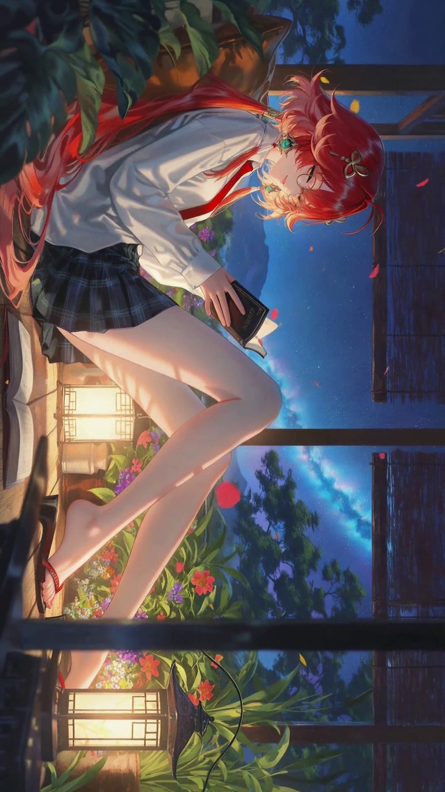 星空下夜读长离