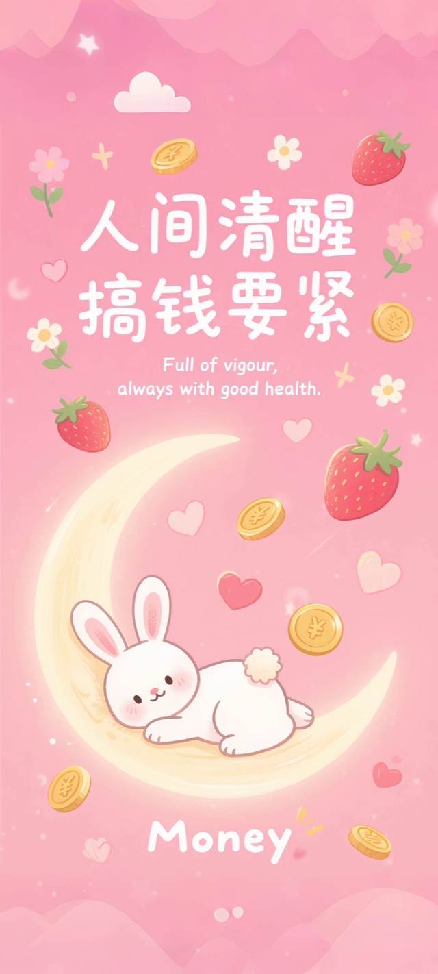 人间清醒搞钱要紧