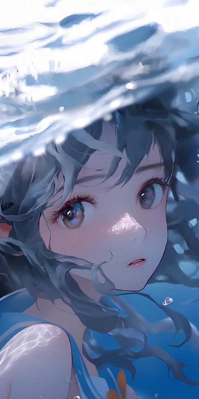水中女孩