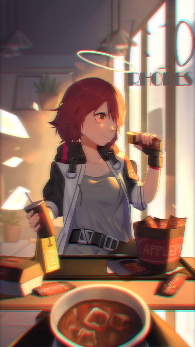 明日方舟能天使（渐变聚焦）