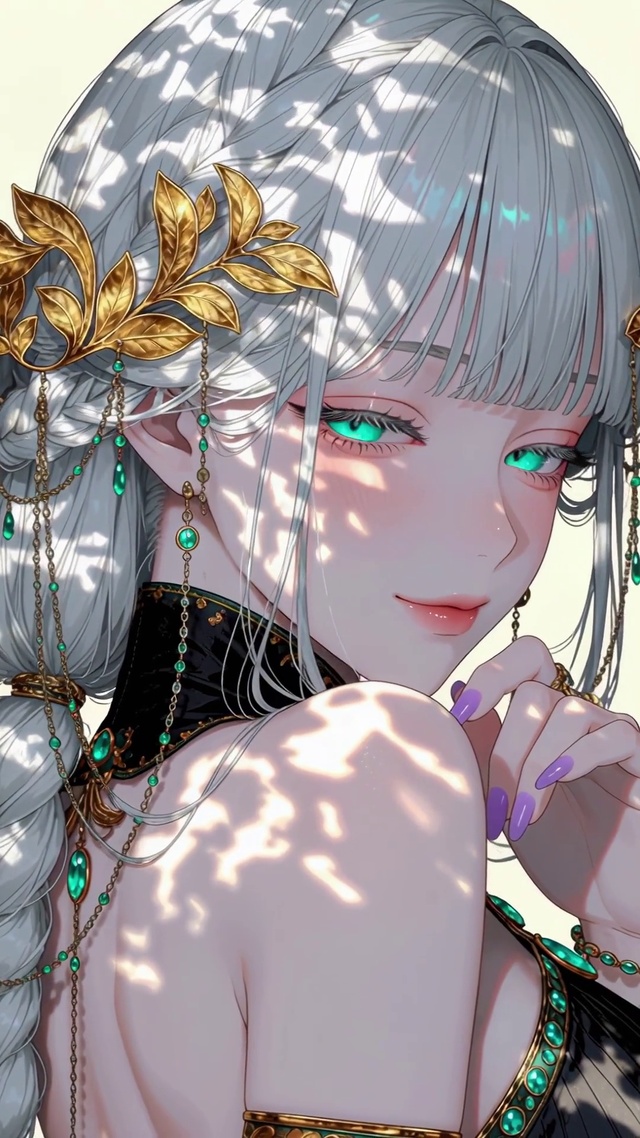二次元惊艳美女