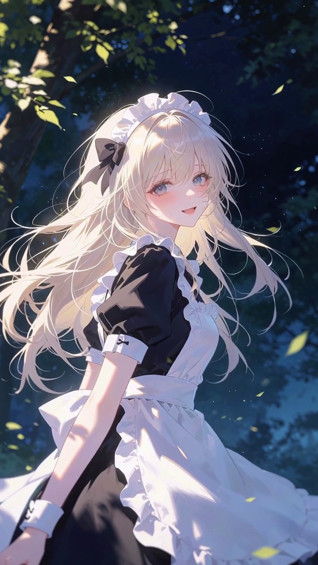 二次元女仆装美女壁纸