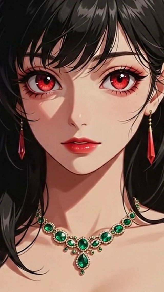红色眼眸