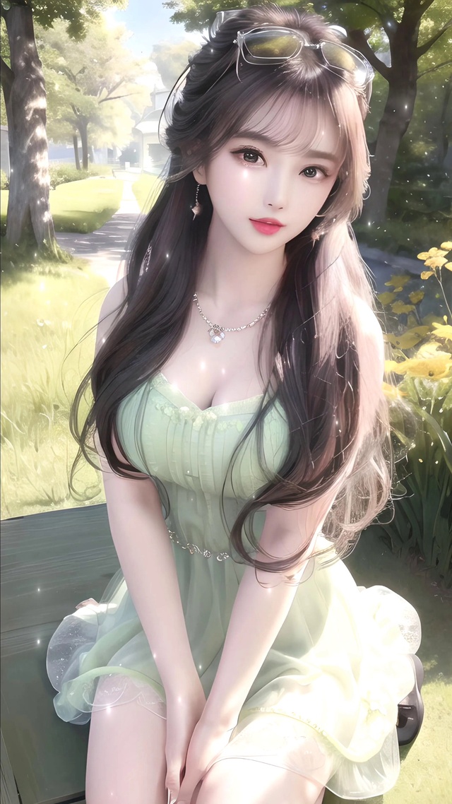 4K  清纯的小美女