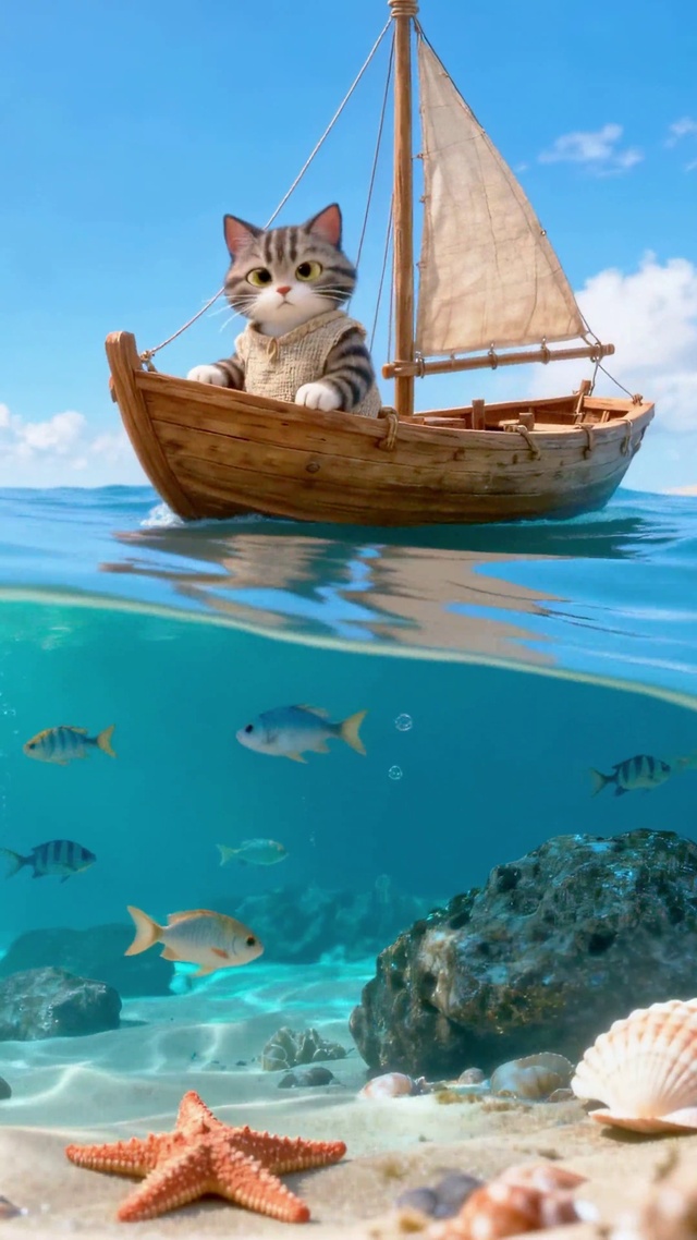 海底小猫航行