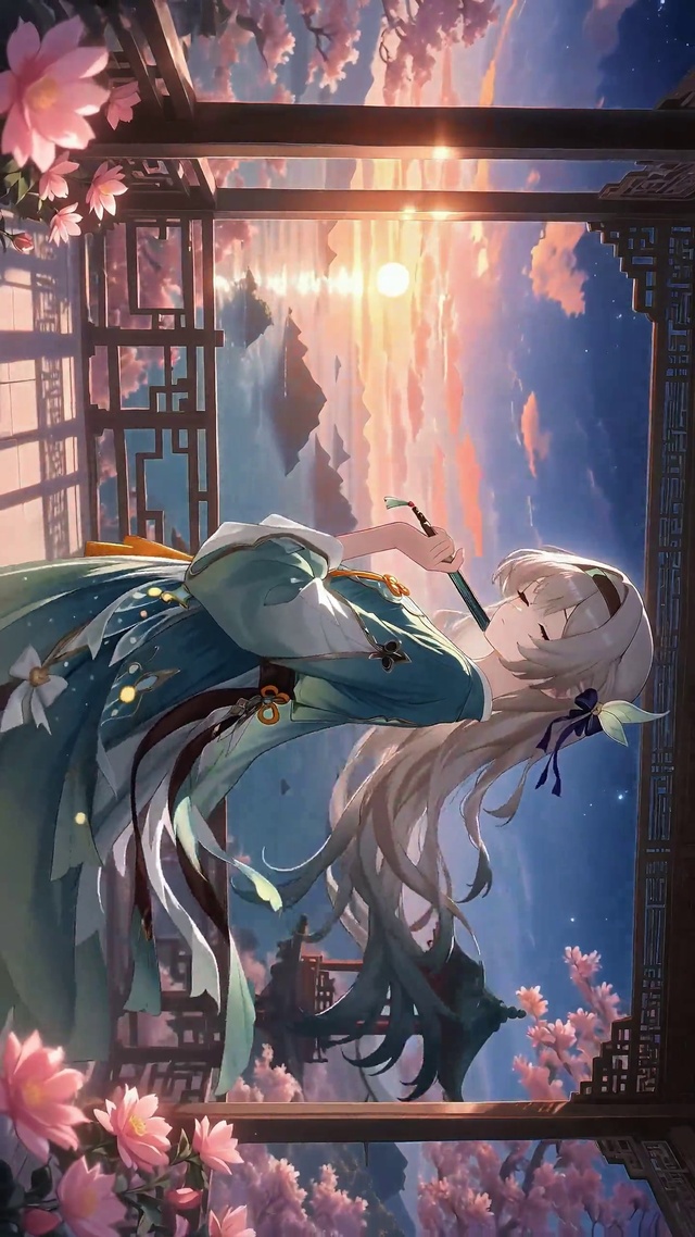流萤丨高阁眺海丨