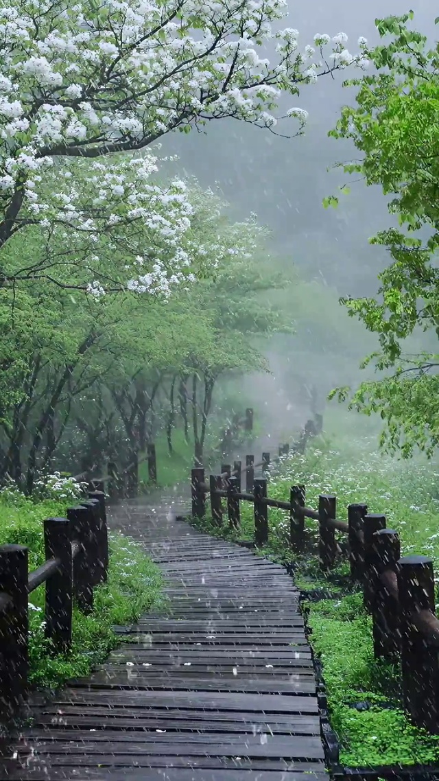 林间大雨