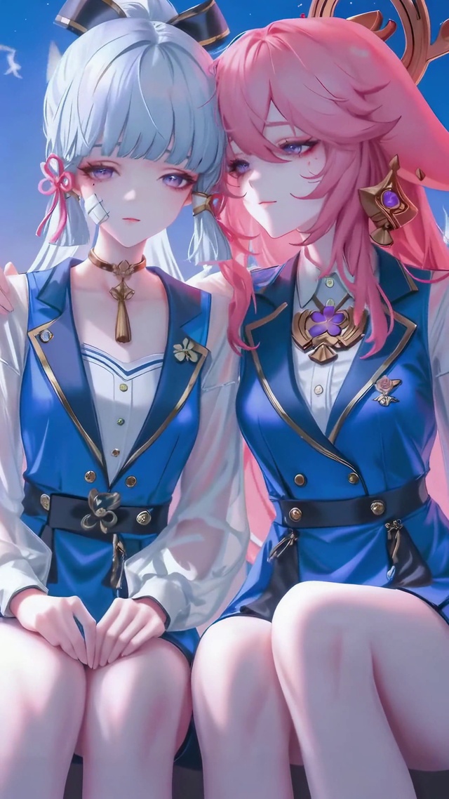 动漫双子少女CP